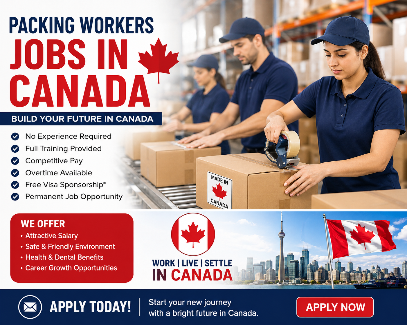 Packing Worker Jobs in Canada