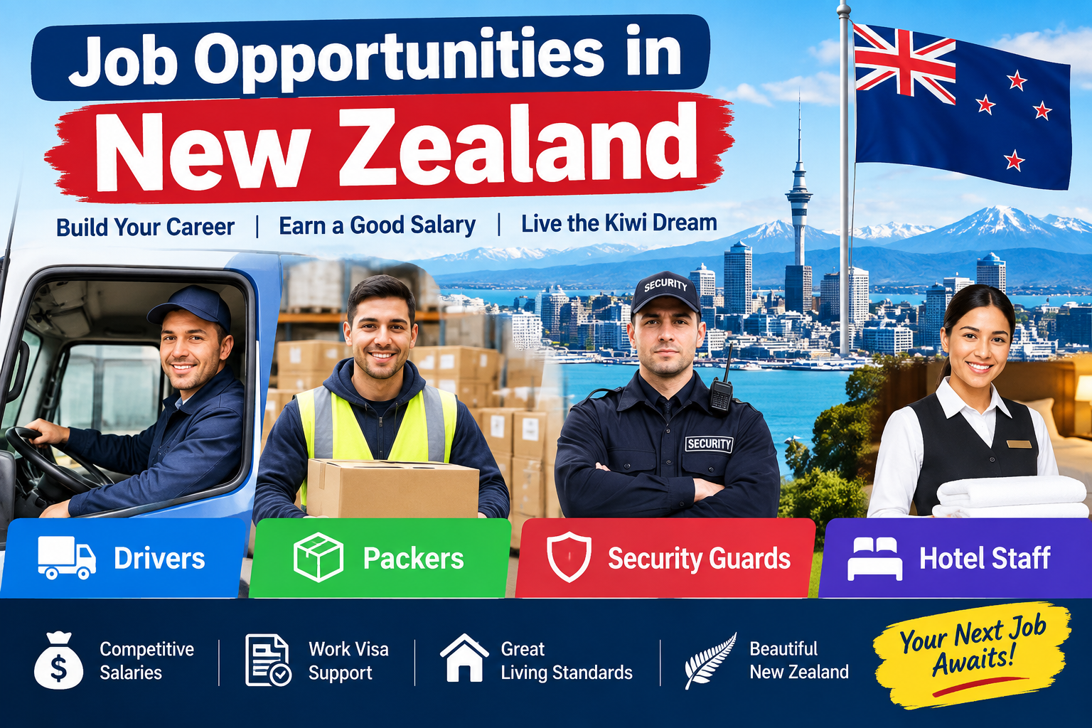 Driver and Packer Jobs in New Zealand 2026: Salary, Requirements, Companies Hiring and How to Apply